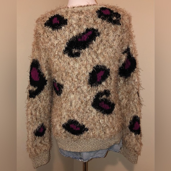 Anthropologie Leifsdottir Eyelash Oversized Button Down Cardigan,Size-Medium(?L) - Picture 4 of 10